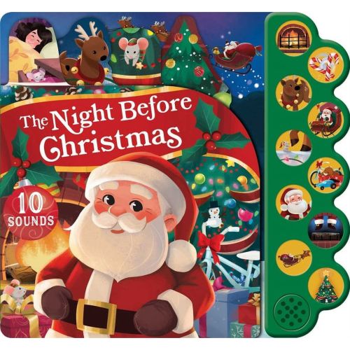 The Night Before Christmas 10-Button Sound Book (Board book)