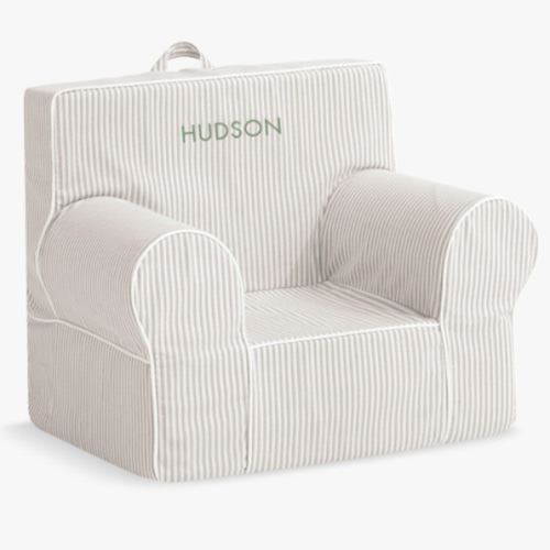 Anywhere Chair®, Oatmeal Oxford Stripe