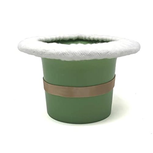 Top Hat Potty for Newborn Infant Potty Training | Elimination Communication | Includes 100% Cotton Undyed Fleece Cozy | Anti-Slip Rubber Band | for EC Baby Potty Training (Turquoise)
