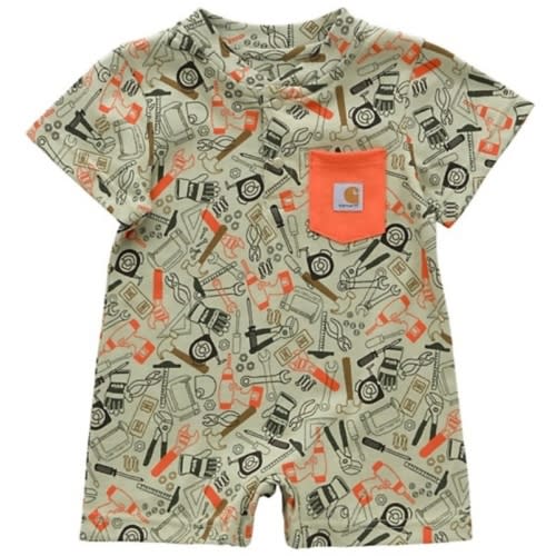 Carhartt Short-Sleeve Tool Print Romper
