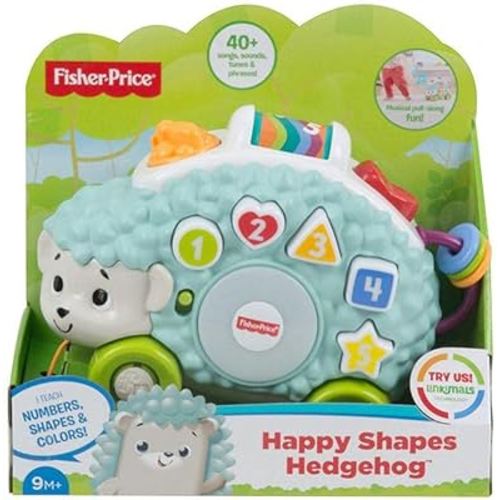 Fisher-Price GHR16 Linkimals Happy Shapes Hedgehog, Interactive Baby Toy with Lights and Sounds