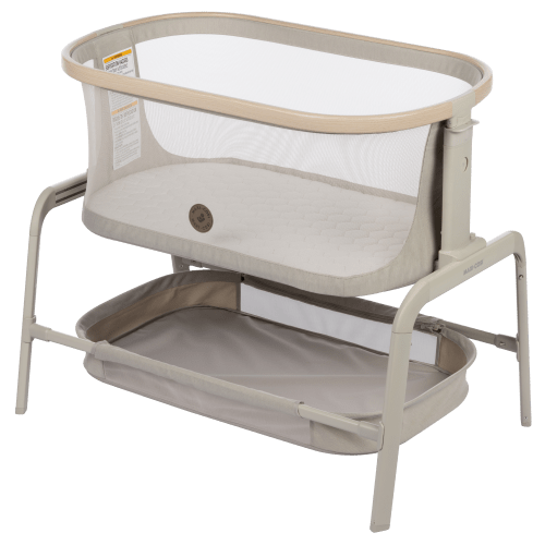 Iora Bedside Bassinet - Classic Oat - EcoCare