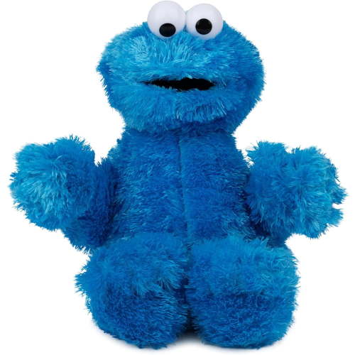 Sesame Street Official Cookie Monster Muppet Plush, Premium Plush Toy, Blue, 12