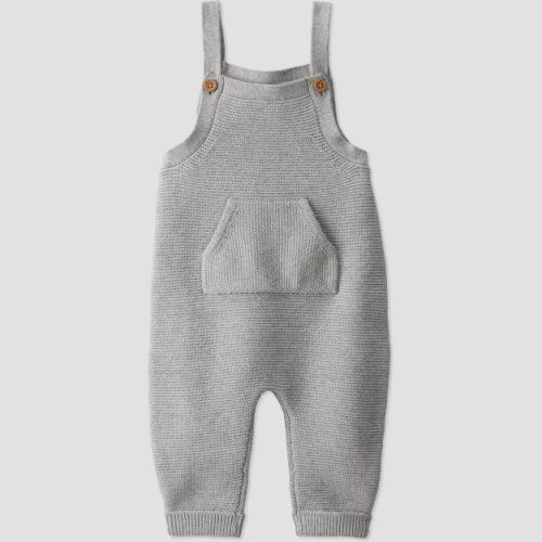 Little Planet By Carter's Organic️ Baby Sweater Knit Pull-on Pants - Gray/pink 9m