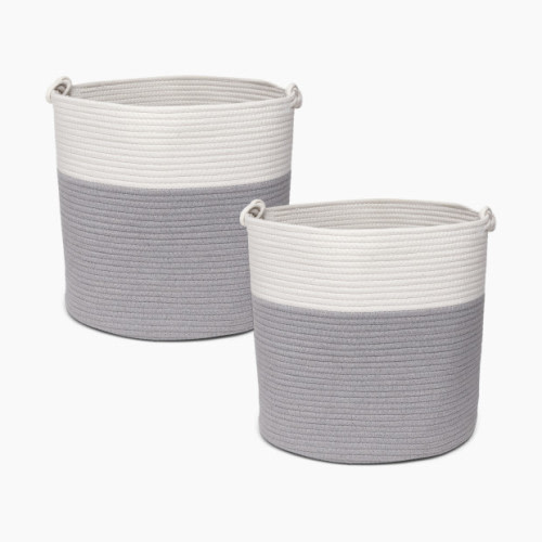 Large Rope Basket - Grey