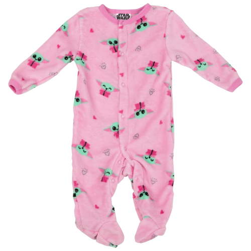 Star Wars The Mandalorian Chibi Grogu Infant Footie Pajamas-6-9 Months