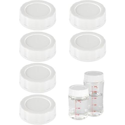 Baby Bottle Cap for Pigeon Bottle, Soft & Safe Bottle Lid, 6 Count