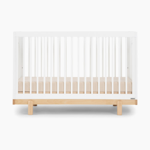 dadada Bliss 4-in-1 Convertible Crib - White/Natural