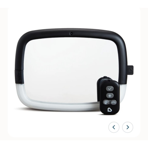 Night Light Baby In Sight Pivoting Car Mirror - Infant and Baby Products | Munchkin