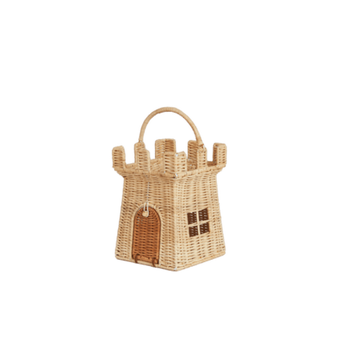 Rattan Castle Bag