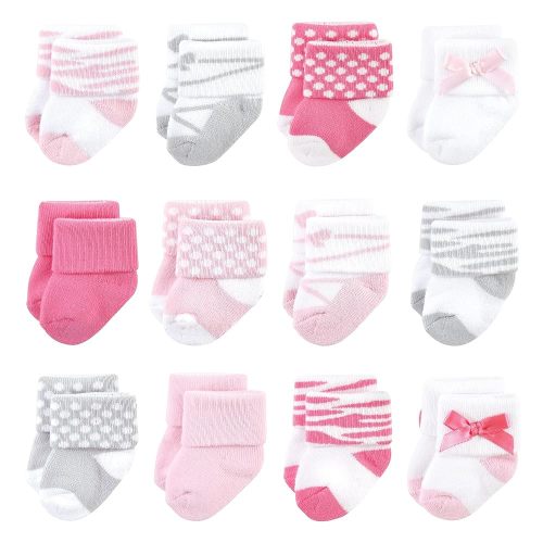 Luvable Friends Baby Newborn and Baby Terry Socks