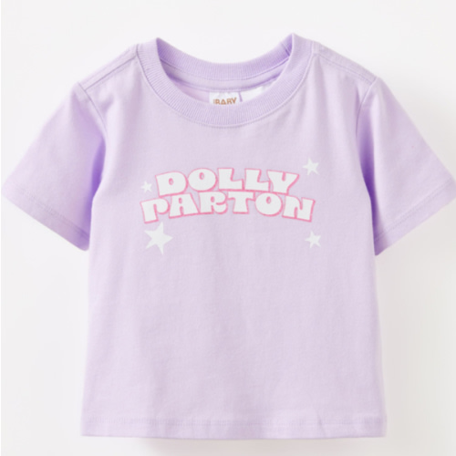 Dolly Parton Short Sleeve Graphic Print Tee