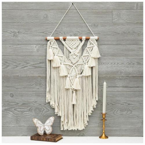 Layered Tassel Macrame Wall Decor