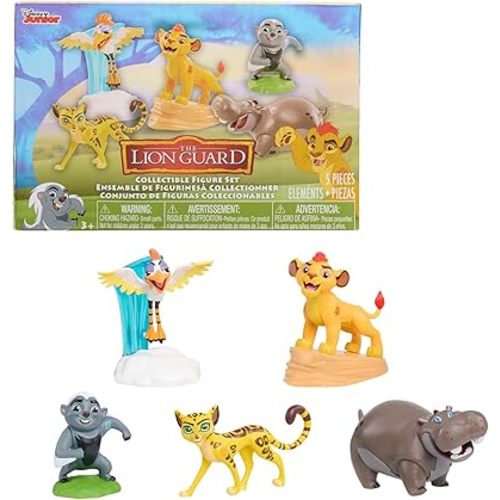 Lion Guard Figures 5 Piece Set, Officially Licensed Kids Toys for Ages 3 Up by Just Play