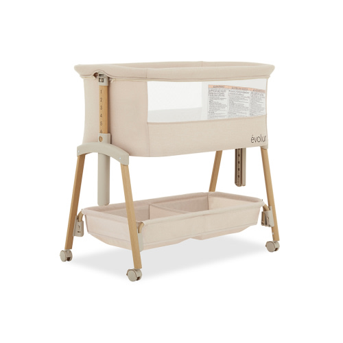 Evolur Lullaby Portable Bassinet With Wheels