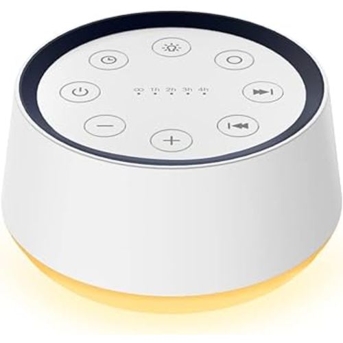 Brown Noise Sound Machine with 30 Soothing Sounds 12 Colors Night Light White Noise Machine for Adults Baby Kids Sleep Machines Memory Function 36 Volume Levels 5 Timers for Home Office Travel