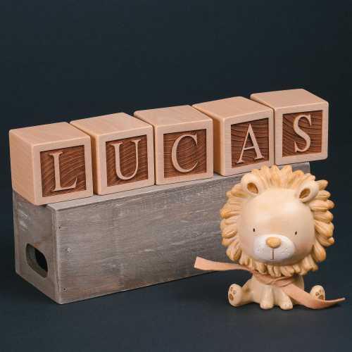 Baby Shower Gift - Baby Name Blocks / gift gifts decor personalized gift gift for boy newborn gift boy blocks nursery decor name newborn mom