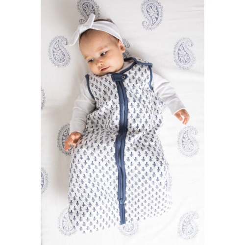 Block-Printed Winter Weight Sleep Sack, Fort - Malabar Baby | Size Small