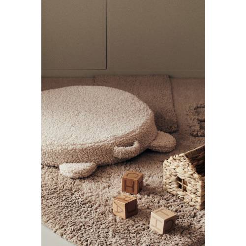 TEDDY-FLEECE FLOOR CUSHION