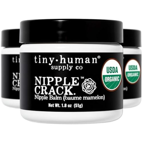 Organic Nipple Cream, Nipple Crack Lanolin Free Nipple Butter, Balm for Breastfeeding Mother, No Need to Wash Off, Safe for Baby and Mama