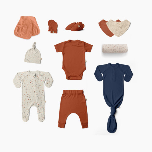 Goumi Kids x Babylist Bamboo & Organic Cotton Ultimate Jumbo Gift Set - Terrazzo, 0-3m