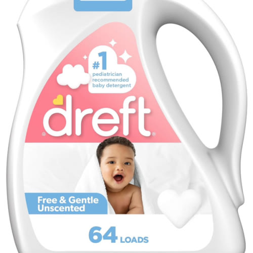 Dreft Unscented Liquid Laundry Baby Detergent