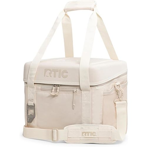 RTIC 28 Can Everyday Cooler, Soft Sided Portable Insulated Cooling for Lunch, Beach, Drink, Beverage, Travel, Camping, Picnic, for Men and Women