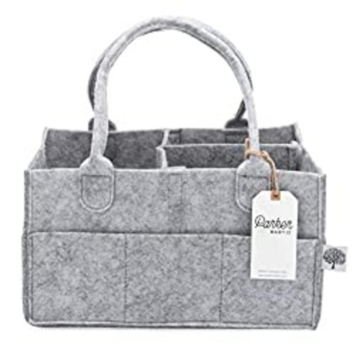 Parker Baby Diaper Caddy - Grey