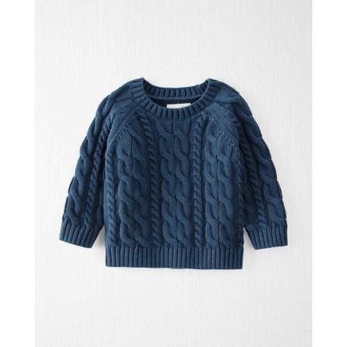 Baby Organic Cotton Cable Knit Sweater - Little Planet | Carter's