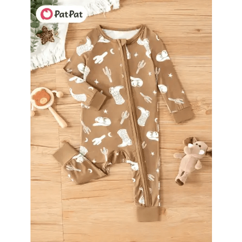 ultra soft bamboo fiber baby boy onesie cowboy theme - Temu