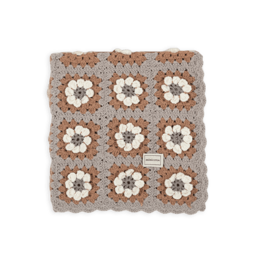 Crochet Flower Blanket · Minicoton