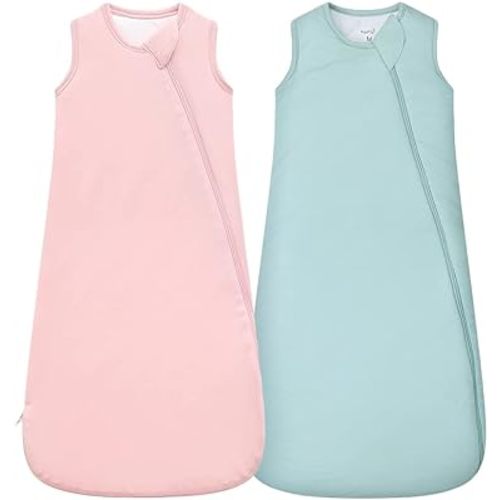 HAPIU Unisex Rayon Made from Bamboo Baby Sleep Sack TOG 1.0, 2-Way Zipper YKK, Wearable Blanket Baby