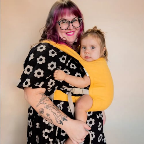 Lark Baby Carrier in Amber Yellow | Comfortable & Stylish Support