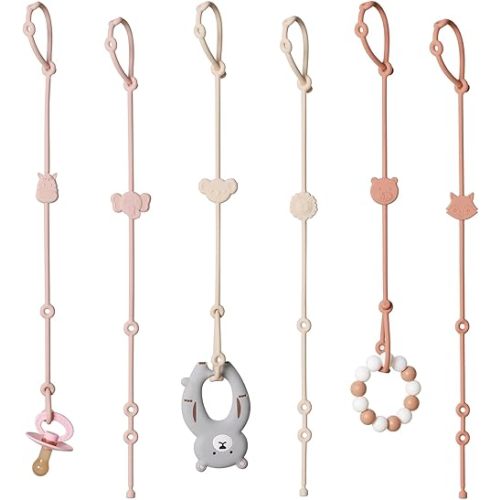 ROCCED Toy Straps for Baby 6pcs