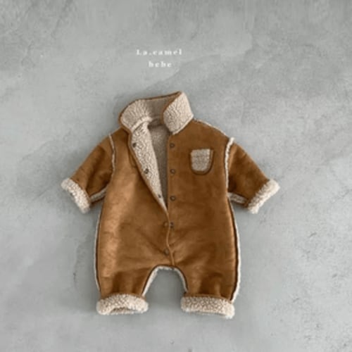 Collared Plush Jumpsuit – Teeny Mini Me