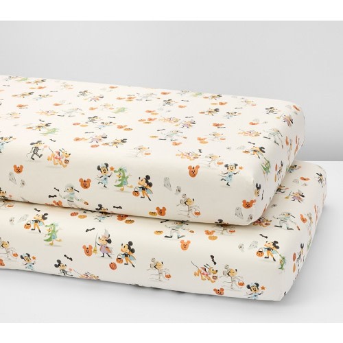 Disney Mickey Mouse and Friends Halloween Organic Crib Fitted Sheet
