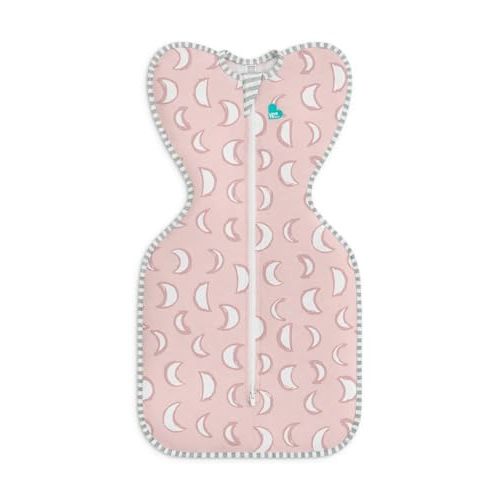 Love to Dream Swaddle UP, Sleep Sack 0-3 Months, Self-Soothing, Improves Sleep, Snug Fit Helps Calm Startle Reflex, Baby Essentials Must Haves Newborn, 1.0 TOG, 13-19 lbs, Eclipse Pink