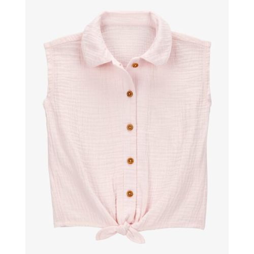 Baby Solid Sleeveless Fashion Top - Pink - Carter's | Carter's