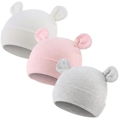 Cotton Newborn Baby Girls Hat Spring Newborn Boys Hat Cute Rabbit Infant Beanie