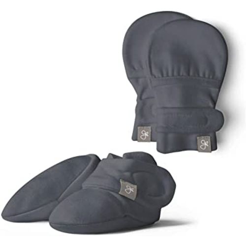 Goumikids Bamboo Organic Cotton Stay-On Mitts + Boots