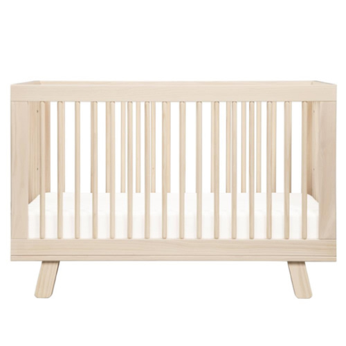 Babyletto Hudson Natural Pine 3-in-1 Convertible Crib with Conversion Kit