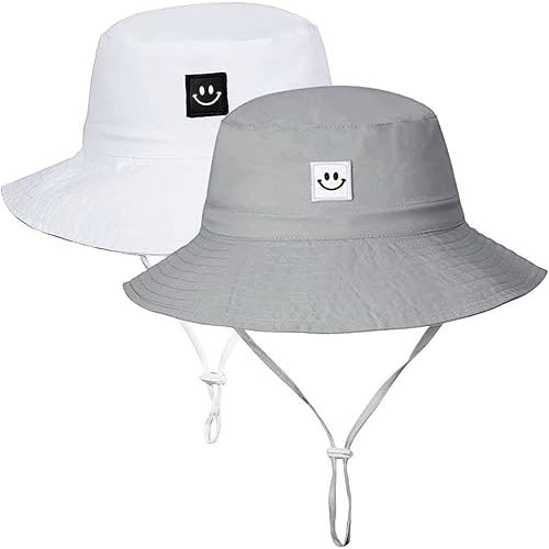 Baby Sun Hats 6-12 Months and 0-6 Months 2-5T UPF50+ Sun Protection