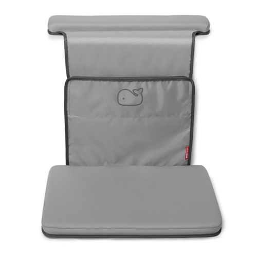 Skip Hop Baby Bath All-in-One Elbow Saver and Kneeler, Moby, Grey