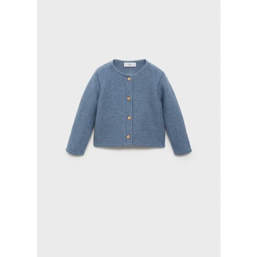 Knitted button cardigan - Kids | MANGO USA
