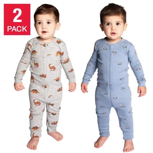Pekkle Baby 2-pack Cotton Sleepers | Costco
