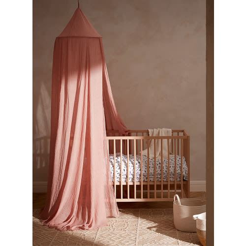 Sheer bed canopy