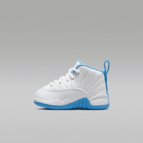 Jordan 12 Retro "White and University Blue" Baby/Toddler Shoes. Nike.com