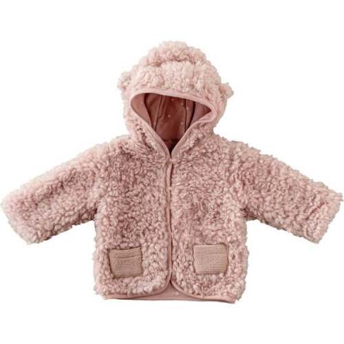 Deer Plush Coat, Pink - Andy Wawa | Maisonette