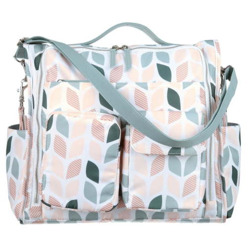 MoDRN Nylon Convertible Diaper Bag Backpack, Floral