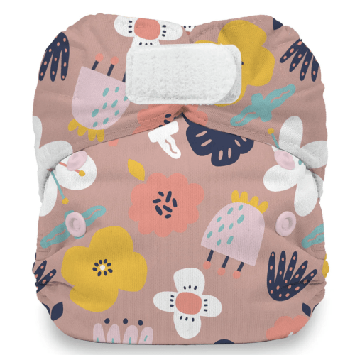 Natural Newborn All in One - Hook & Loop- Bloomy